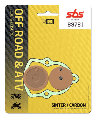 SBS Sintered Brake Pads Off Road FR-RR - 637SI-