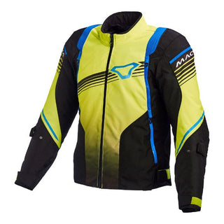 Macna Charger Waterproof Jacket - Black/Yellow/Blue