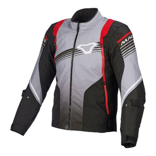 Macna Charger Waterproof Jacket - Black/Grey/Red