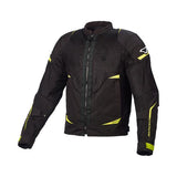 Macna Hurracage Motorcycle Jacket - Black/Fluro/Yellow