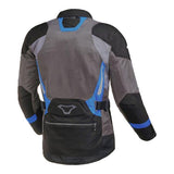 Macna Aerocon Motorcycle Jacket - Black/Grey/Blue