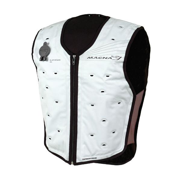 Macna Evaporative Cooling Vest Jecket - Black/ White
