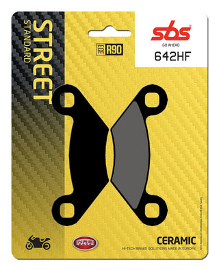 SBS Organic Brake Pads Front-Rear - 642HF-