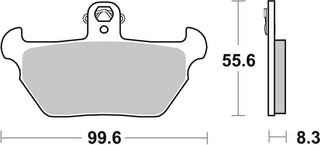 SBS FRICTION - Sinter Front Brake Pads - 644HS-