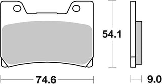 SBS FRICTION - Sinter Front Brake Pads - 645HS-