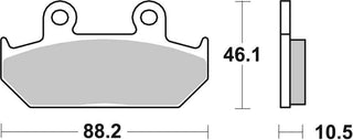 SBS FRICTION - Sinter Front Brake Pads - 647HS-
