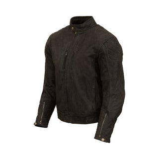 Merlin Stockton Motorcycle Leather Jacket -  Black