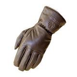 Merlin Stone Leather Waterproof Motorcycle Gloves - Brown
