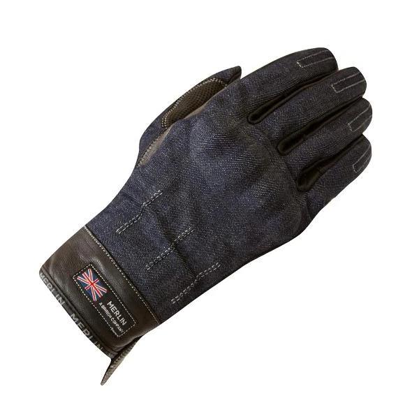 Merlin Icon Motorcycle Gloves - Blue