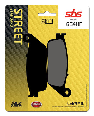 SBS Organic Brake Pads Front-Rear - 654HF-