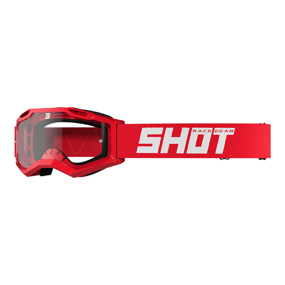 Shot Assault 2.0 Solid Goggles - Red Glossy