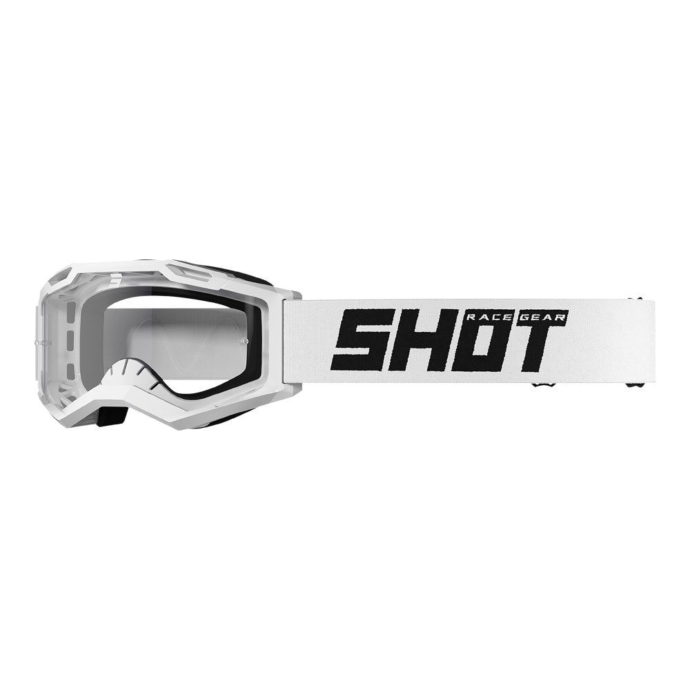 Shot Assault 2.0 Solid Goggles - White Glossy