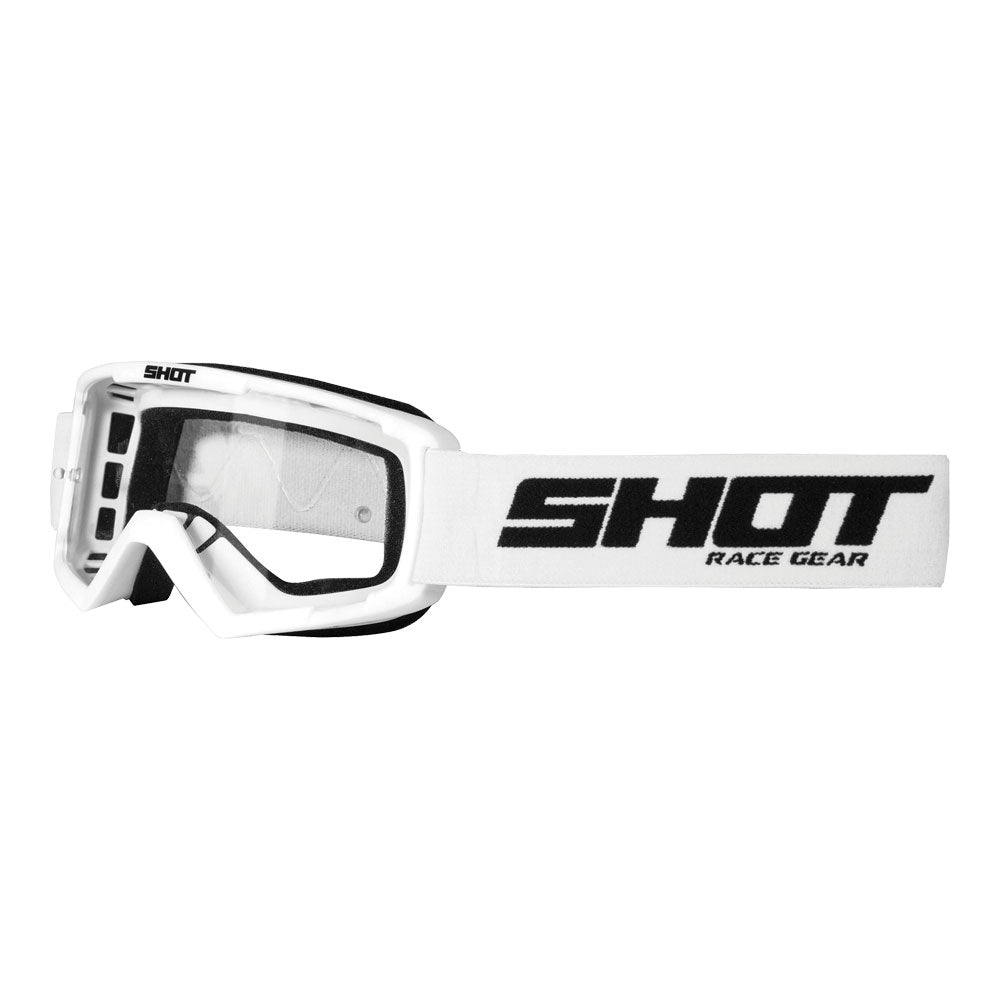 Shot Rocket Kids Goggles - White