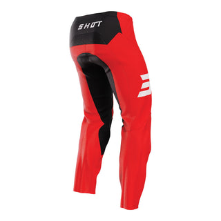 Shot Raw Escape Pants - Red