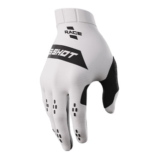 Shot Race Gloves - White