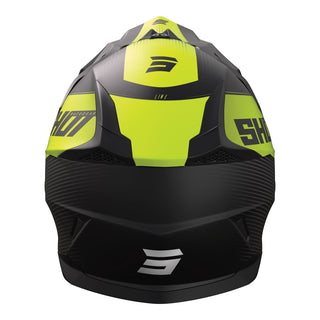 Shot Pulse Line Helmet - Neon Yellow Matt