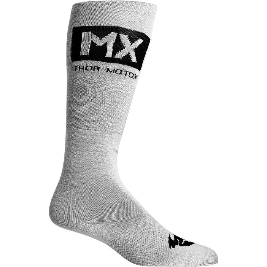 Thor Youth Mx Cool Socks - Grey/Black