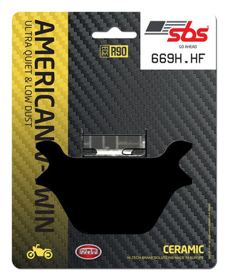 SBS FRICTION - Ceramic Rear H-D Brake Pads - 669H.HF-