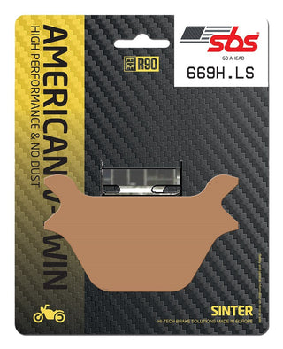 SBS Hd Sintered Brake Pads Rear - 669H.LS-