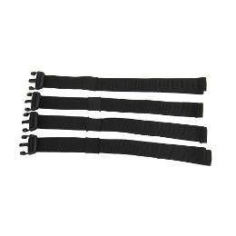 Nelson-Rigg Replacement Mounting Strap Kit For Commuter Tail Bag For CL1060 RS2 ST2 - Black