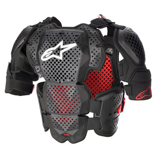 Alpinestars A10 V2 Full Chest Protector - Anthracite Black Red