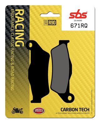 SBS FRICTION - Carbon Tech Racing Rear Brake Pads - 671RQ-