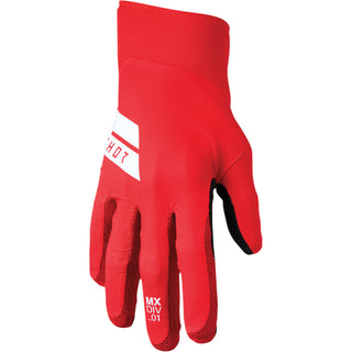 Thor Agile Hero Gloves - Red/White