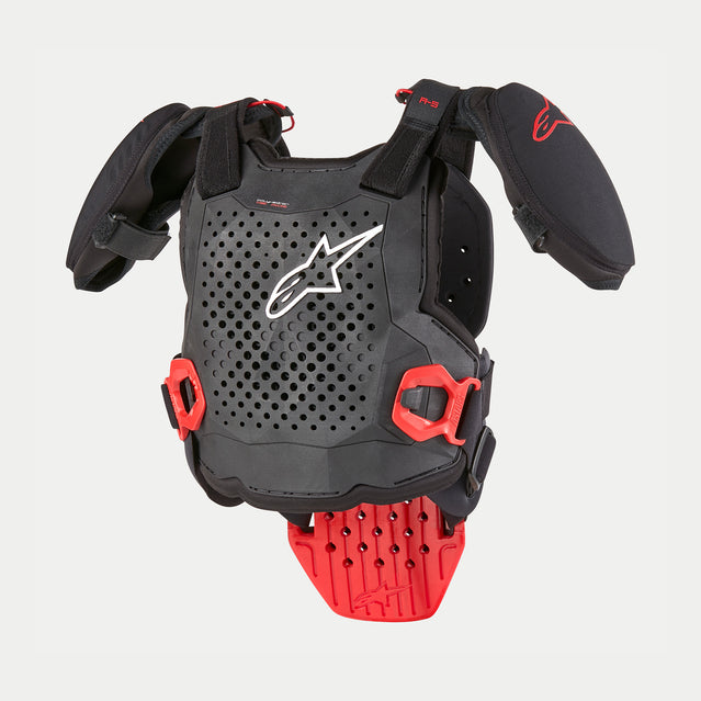 Alpinestars 2024 A5 S Youth Chest Protector - Black White Red