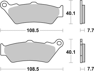 SBS FRICTION - Sinter Rear Brake Pads - 674LS-