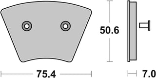 SBS Hd Ceramic Brake Pads Front-Rear - 679H.HF-