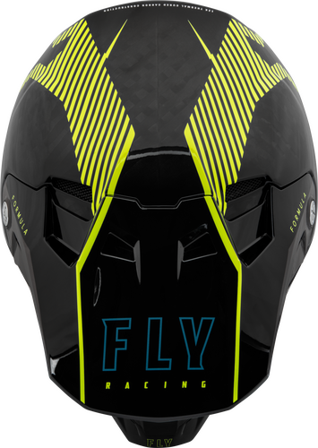 Fly Racing Formula Carbon Tracer Helmet - Hi-Vis Black