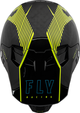 Fly Racing Formula Carbon Tracer Helmet - Hi-Vis Black