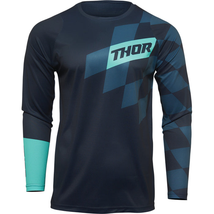 Thor Youth Sector Birdrock Jersey - Midnight/Mint