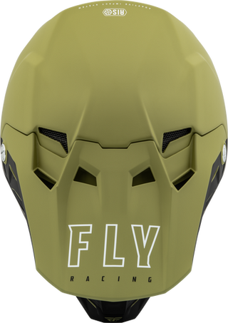 Fly Racing Youth Formula CC Centrum Helmet - Olive Green Black