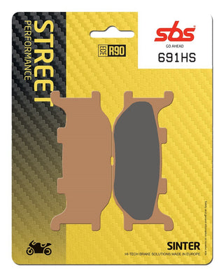 SBS FRICTION - Sinter Front Brake Pads - 691HS-