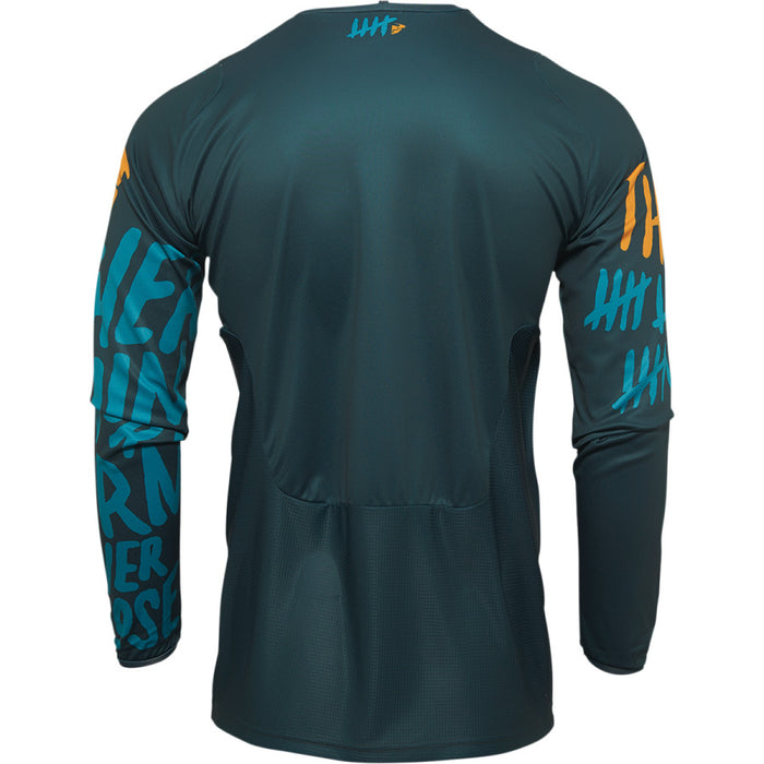 Thor Youth Pulse Counting Sheep Jersey - Teal/Tangerine