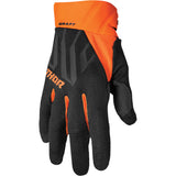 Thor Draft Gloves - Black/Orange
