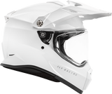 Fly Racing Trekker Solid Helmet - White