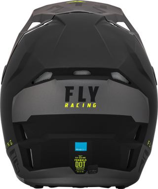 Fly Racing Youth Formula CP Slant Helmet - Black/Grey/Hi-Vis