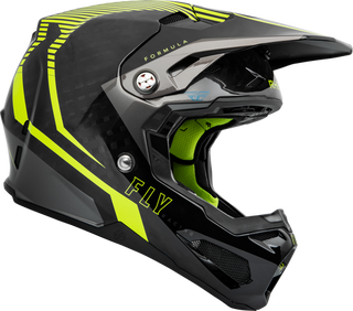 Fly Racing Formula Carbon Tracer Helmet - Hi-Vis Black