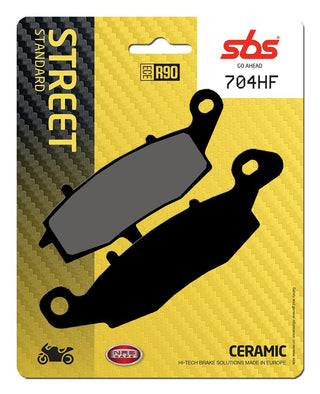 SBS Organic Brake Pads Front-Rear - 704HF-