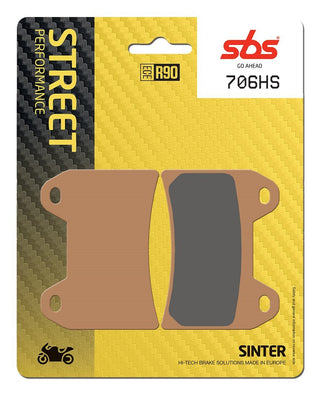SBS FRICTION - Sinter Front Brake Pads - 706HS-