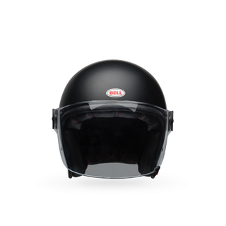 Bell RIOT Open Face Motorcycle Helmet - Solid Matte Black