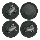 Dririder Luggage Magnetic Pad 4 Piece - Black