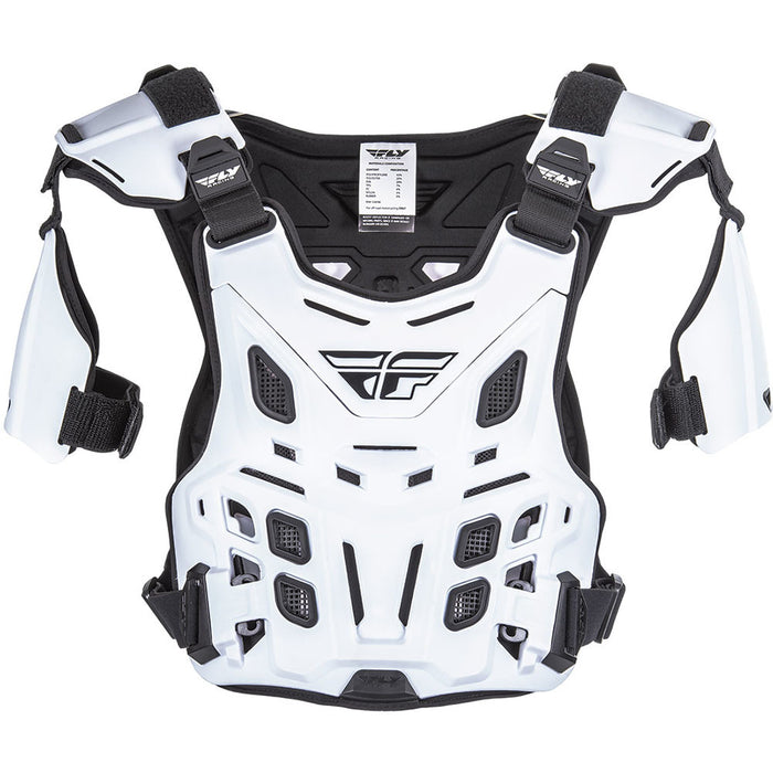 Fly Racing Revel Offroad Roost Adult Guard - White