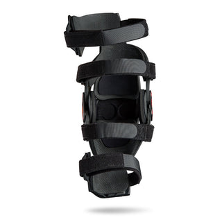 Asterisk Cell Motorcycle Junior Knee Brace Pair  - Black