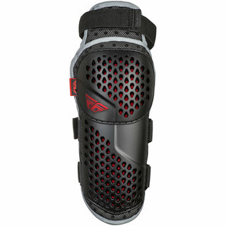 Fly Racing Barricade Flex Motocross Dirt Bike Youth Knee Guards - Black