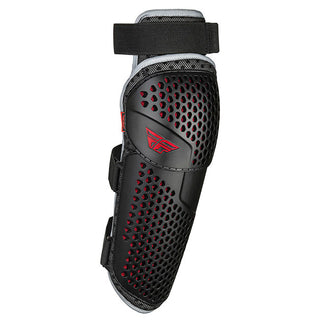 Fly Racing Barricade Flex Motocross Dirt Bike Adult Knee Guards - Black