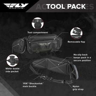 Fly Racing Motorcycle Luggage Tool Pack - Black