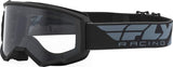 Fly Racing Focus Motorcycle Goggles With Clear Lens -  Black/White